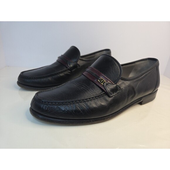 Church\'s Turin Mens Black Leather Penny Loafers 9.5 F Handmade in Italy EUC main image 4